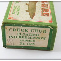 Creek Chub Redside Dace Injured Minnow In Correct Box 1505