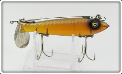 Vintage Heddon Shiner Scale Spook Super Dowagiac Lure 9109P 