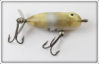 Vintage Heddon Fish Flash Silver & Clear Tiny Torpedo Lure FF 360 SX