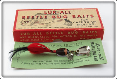 Vintage Lur All Beetle Bug Bait In Box 143