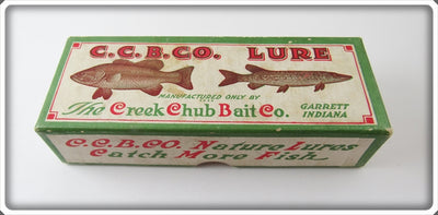 Vintage Creek Chub Empty Box For Silver Shiner Baby Wigglefish 2503