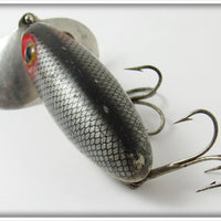 Arbogast Black With Silver Scales Jitterbug