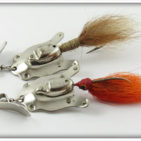 Vintage Al Foss Frog Lure Pair 