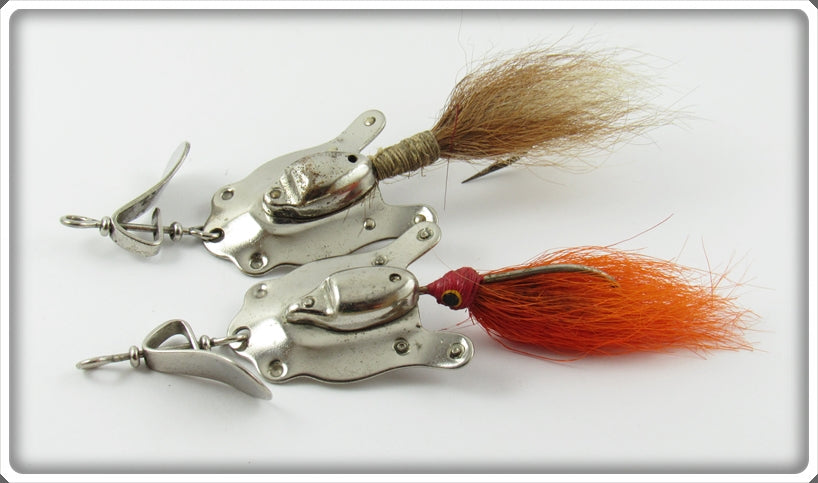 Vintage Al Foss Frog Lure Pair 