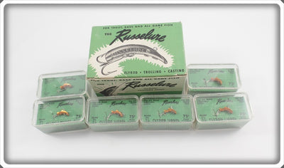 Russelure Dealer Box Of Six Lures: Orange Model 1/2