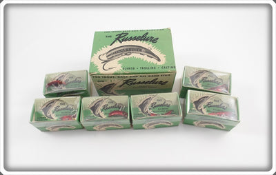 Russelure Dealer Box Of Six Lures: Red Model 1