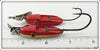 Al Foss Solid Red & Red/White Oriental Wiggler Pair