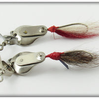 Vintage Al Foss Shimmy Jr & Shimmy Spinner Lure Pair 