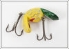 Vintage Schrenker Bait Co Yellow & Green The Subber Lure