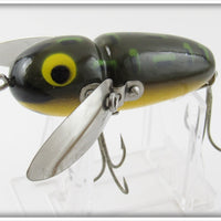 Heddon Bullfrog Black Pupil Crazy Crawler
