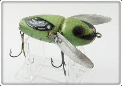 Vintage Heddon Glow Worm Crazy Crawler Lure 2100 GW 