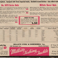 1939 Millsite Indestructible Baits Made Of Tenite Ad