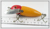 Heddon Red Head Yellow Musky Crazy Crawler