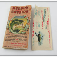 Heddon Red & White Shore Crazy Crawler In Box