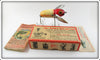 Heddon Red & White Shore Crazy Crawler Lure 2100 XRW In Box