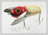 Heddon Red & White Shore Crazy Crawler In Box