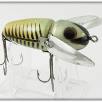 Heddon Silver Shore Black Pupil Crazy Crawler Lure 2100 XRS