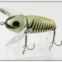 Heddon Silver Shore Black Pupil Crazy Crawler