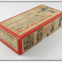 Heddon Silver Shore Black Pupil Crazy Crawler In Box