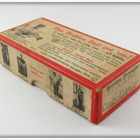 Heddon Silver Shore Black Pupil Crazy Crawler In Box