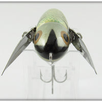 Heddon Silver Shore Black Pupil Crazy Crawler In Box