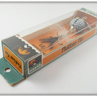 Worth Black With White Scales Flutter Fin In Box