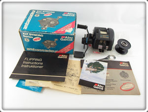 Vintage Abu Garcia Ambassadeur XLT Syncro Series Reel In Box For Sale