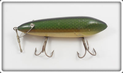 Heddon Uncatalogued Depression Era Green Scale Crab Wiggler