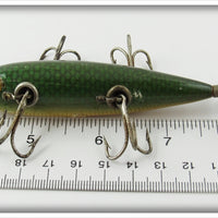 Heddon Green Scale 150 Five Hook Minnow