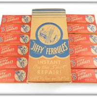 Lou DeWolfe Jiffy Ferrules Instant Rod Repair Dealer Pack 