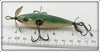 Pflueger Green Crackleback Three Hook Neverfail Minnow