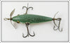 Pflueger Green Crackleback Three Hook Neverfail Minnow
