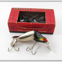 Vintage Jamison Black & White Shannon Wig L Twin Lure In Box