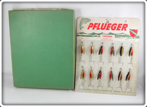 Vintage Pflueger Yahuddi Spinning Lure Dealer Display In Box