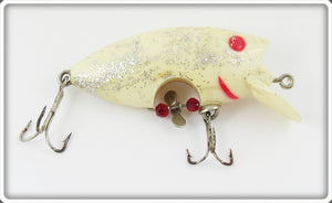 Vintage Poe's Ghost Silver Glitter Loco Motion Lure