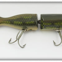 Vintage Paw Paw Natural Pike Jointed Pike Caster Lure 6407 L 