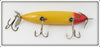 Vintage Heddon Red & White SOS Sink Or Swim Minnow Lure 172