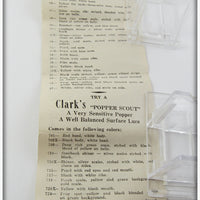 Clark's Frog Spot Water Scout Empty Box