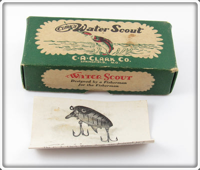 Vintage Clark's Frog Spot Water Scout Empty Lure Box 324