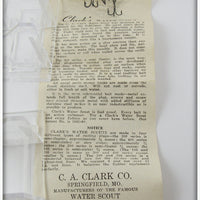Clark's Frog Spot Water Scout Empty Box