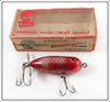 Heddon Fish Flash Silver & Red Tiny Torpedo In Box FF 360 SR
