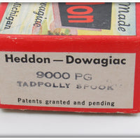 Heddon Golden Shiner Tadpolly Spook In Box 9000 PG