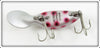 Heddon Silver With Red & Black Spots Tadpolly Spook In Box 9000 SRB