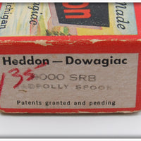 Heddon Silver With Red & Black Spots Tadpolly Spook In Box 9000 SRB