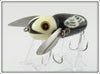 Heddon Black White Head Crazy Crawler