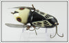Heddon Black White Head Crazy Crawler