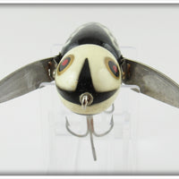 Heddon Black White Head Crazy Crawler
