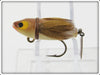Heddon Brown & White Fly Rod Flaptail