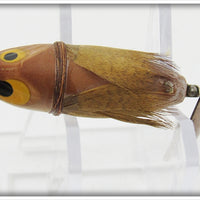 Heddon Brown & White Fly Rod Flaptail