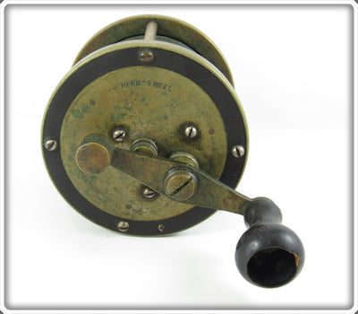 Vintage Hermos Brass Casting Reel 